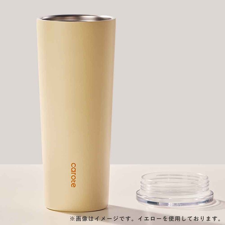 収納・家具・寝具の収納宅配館のタンブラー 950ml ClearTop タンブラー 0.95L ストロー 保冷 大容量 蓋付き かわいい ピンク イエロー カローテ カローテ｜アングル3