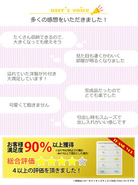 ＼クーポンで150円OFF:7日09:59迄／チェスト 収納ボックス 収納ケース 引き出し ハローキティ 4段 KHG-554H チェスト 幅55.2 収納 衣類収納 子供部屋 キッズ かわいい キャラクター 衣替え 家具 収納用品 たんす タンス 洗面所 脱衣所 アイリスオーヤマ