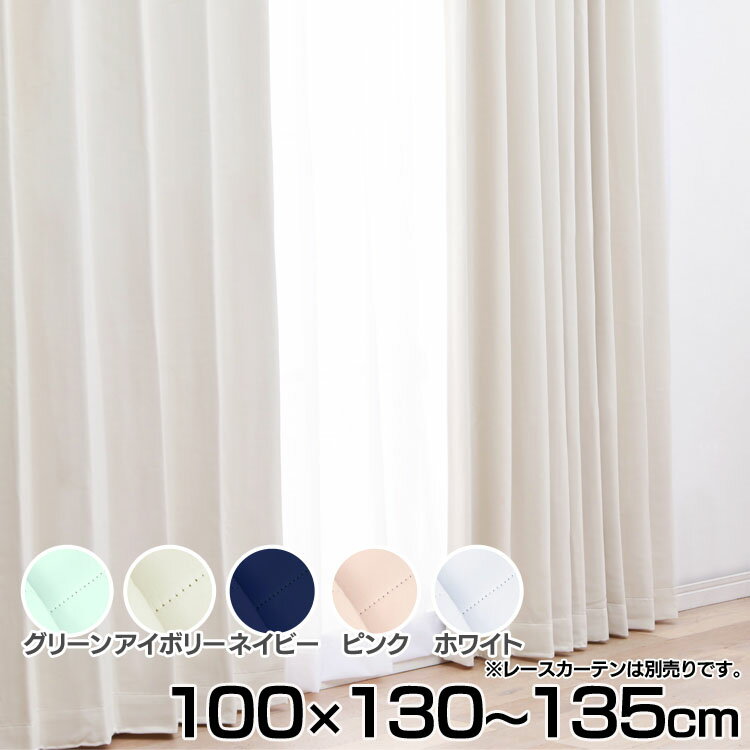 カーテン 遮光 1級 かわいい カーテンIPモノクローム 幅100cm×丈130〜135cm×2枚組み カーテン ドレープカーテン 幅100 遮光 2枚セッ...