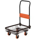 台車 折りたたみ バスケット 耐荷重 60kg 折りたたみバスケット台車 BKD-H001BK 耐荷重60kg ガーデンカート 台車 バスケット型台車 カゴ...