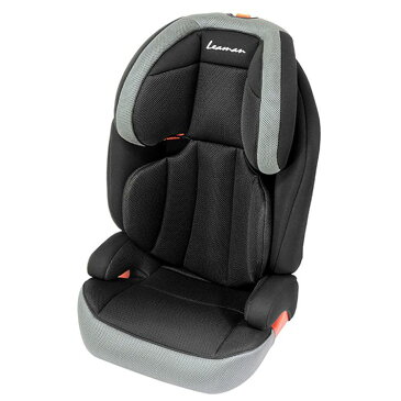 カイナハイバックISOFIX ブラック JG10送料無料 リーマン ジュニアシート チャイルドシート ISOFIX シートベルト固定 2WAY LEAMAN 3Dメッシュ 3歳から 【D】