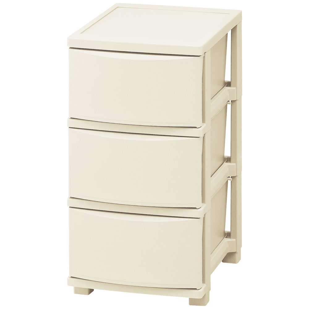 楽天市場】チェスト 白（段数（引き出し）3段）の通販