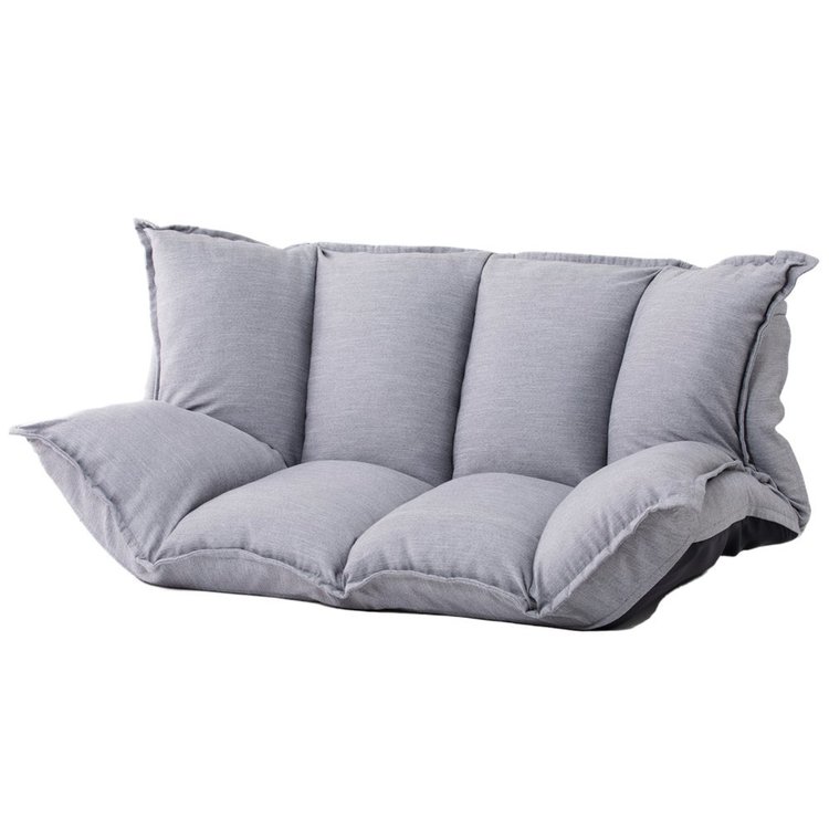 楽天市場】ローソファー 2人掛け（カラーグレー）の通販