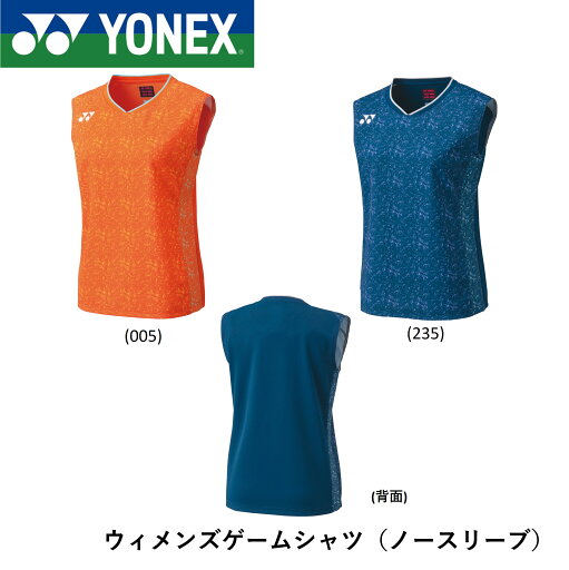ヨネックス YONEX ウエア ウィメンズゲームシャツ(ノースリーブ) 20678 バドミントン・テニス ヨネックス YONEX ウエア ウィメンズゲームシャツ(ノースリーブ) 20678 バドミントン・テニス