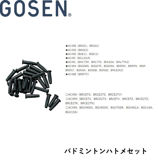 ゴーセン GOSEN アクセサリー バドミントンハトメセット AC45E バドミントン ゴーセン GOSEN アクセサリー バドミントンハトメセット AC45E バドミントン