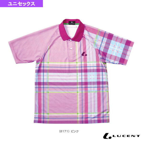 [ルーセント テニス・バドミントン ウェア（メンズ/ユニ）]ゲームシャツ／ユニセックス（XLP-817）