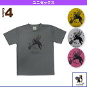 [テニスジャンキー テニス・バドミントン ウェア（メンズ/ユニ）]Tennis Junky／エンジェルショット+1／ポリTシャツ／ユニセックス（TJ16002）