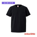 [ユナイテッドアスレ ライフスタイル ウェア（メンズ/ユニ）]オーセンティック 7.1オンスTシャツ（ポケット付）／ユニセックス（4253-01）