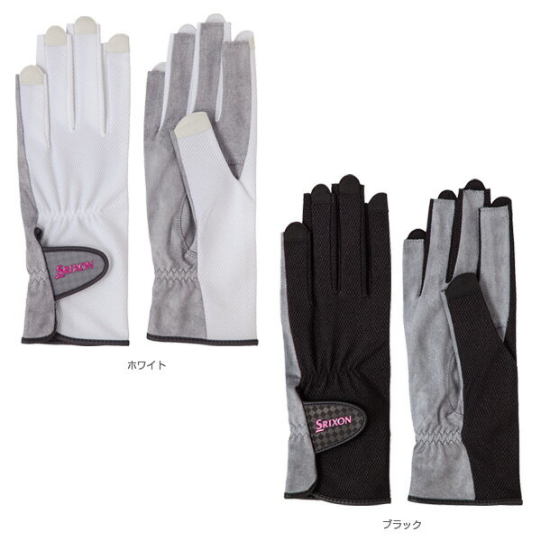 [スリクソン テニス アクセサリ・小物]テニスグローブ／ネイルスルータイプ／両手セット／手のひら側穴なしタイプ／レディース（SGG0740）手袋