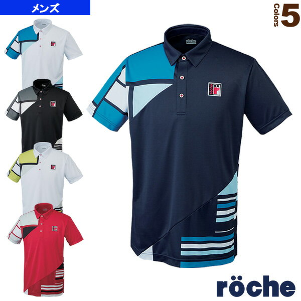 [ローチェ（roche） テニス・バドミントンウェア（メンズ/ユニ）]ポロシャツ／メンズ（R7T02S）