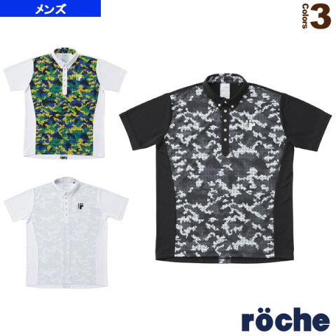 [ローチェ（roche） テニス・バドミントン ウェア（メンズ/ユニ）]ゲームポロシャツ／メンズ（R8S01S）