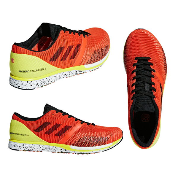 アディダス ランニング シューズ Adizero Takumi Sen 5 ガット シューズ Wide アディゼロタクミ セン5 激安 ワイド ユニセックス F ラケットプラザ