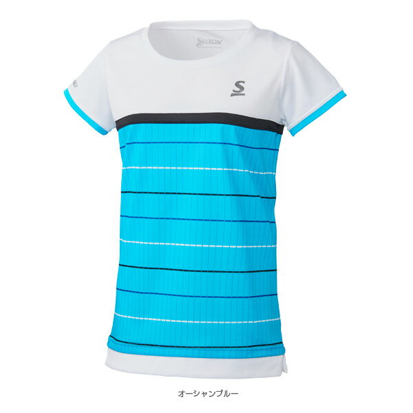 [スリクソン テニス・バドミントン ウェア（レディース）]ゲームシャツ／ツアーライン／レディース（SDP-1026W）