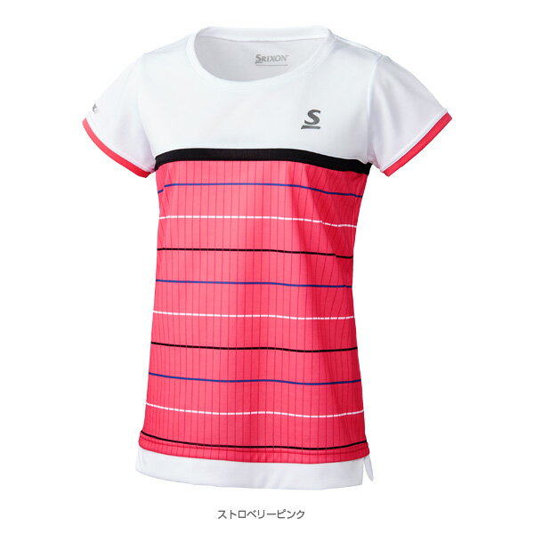 [スリクソン テニス・バドミントン ウェア（レディース）]ゲームシャツ／ツアーライン／レディース（SDP-1026W）