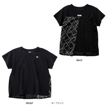 [エレッセ テニス・バドミントン ウェア（レディース）]バックタックシャツ／Back Tuck Shirts／レディース（EW021103）