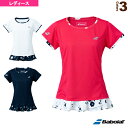 バボラ テニス・バドミントンウェア(レディース) PURE SHORT SLEEVE SHIRT/半袖ゲームシャツ/レディース(BWG1326)(4)