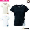 バボラ テニス・バドミントンウェア(レディース) VS SHORT SLEEVE SHIRT/半袖プラクティス・ゲームシャツ/レディース(BWP1520)