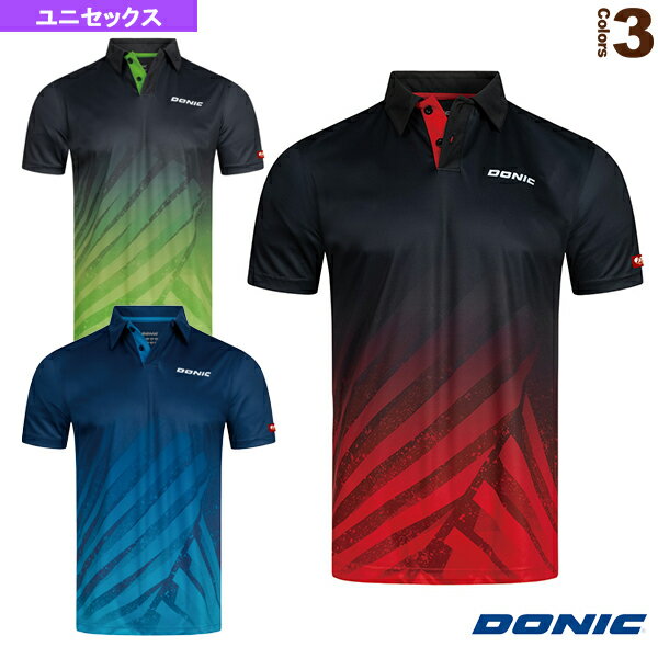 [DONIC 卓球ウェア（メンズ/ユニ）]DONIC シャツ フロー／ユニセックス（GL134）