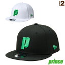 プリンス テニスアクセサリ・小物 NEWERA Pロゴ フラットキャップ PN001