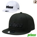 プリンス テニスアクセサリ・小物 NEWERA Princeロゴ フラットキャップ PN002