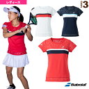 バボラ テニス・バドミントンウェア(レディース) PURE SHORT SLEEVE SHIRT/半袖ゲームシャツ/レディース(BWG2325)
