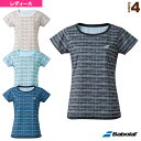 バボラ テニス・バドミントンウェア(レディース) PURE SHORT SLEEVE SHIRT/半袖ゲームシャツ/レディース(BWG2327)(4)