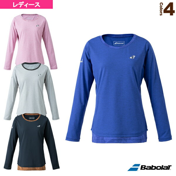 [バボラ テニス・バドミントンウェア レディース ]VS LONG SLEEVE SHIRT／長袖プラクティスシャツ／レディース BWP2520 