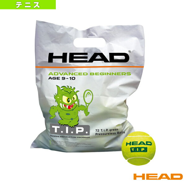 [ヘッド テニスボール]ヘッドティーアイピー グリーン／HEAD T.I.P GREEN／72球入り（578280）