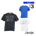 [バルデマッチ テニス・バドミントン ウェア（メンズ/ユニ）]デザインロゴTシャツ／メンズ（BDM-B1105）