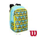 ウィルソン テニスバッグ ミニオンズ2.0チームバックパック/MINIONS 2.0 TEAM BACKPACK/ラケット2本収納可(WR8020401001)