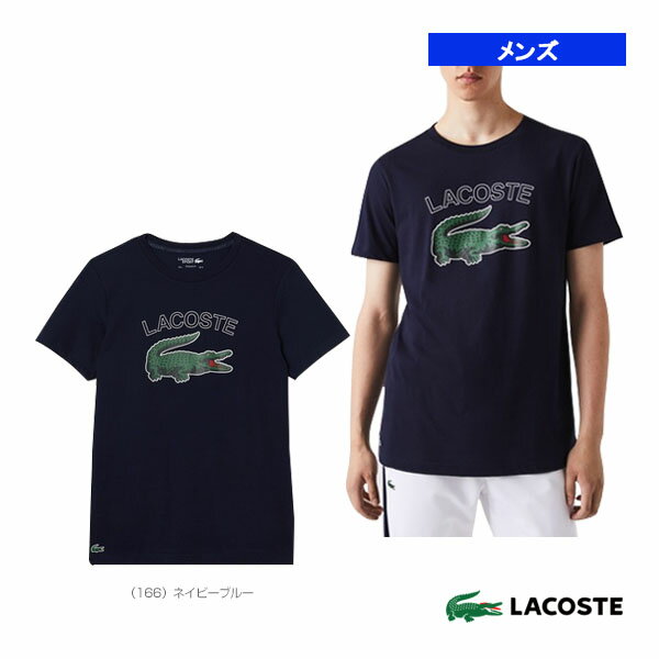 [ラコステ テニスウェア メンズ/ユニ ]リアルクロックグラフィックウルトラドライTシャツ／メンズ TH9299L 