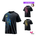 [バタフライ 卓球ウェア（メンズ/ユニ）]アブストTシャツ／ユニセックス（46130）