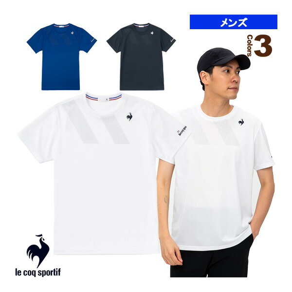 [ルコック テニス・バドミントンウェア（メンズ/ユニ）]ソレイユ ゲームシャツ／メンズ（QTMVJA90）