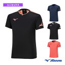 ミズノ バドミントンウェア(メンズ/ユニ) プラクティスシャツ ユニセックス 72MAA300