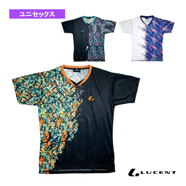 ルーセント テニスウェア（メンズ/ユニ） ゲームシャツ／襟なし／ユニセックス（XLH-343）