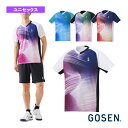 ゴーセン テニス バドミントン ウェア（メンズ/ユニ） ゲームシャツ／ユニセックス（T2346）