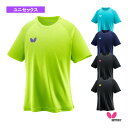 ■商品情報 商品名[バタフライ 卓球 ウェア（メンズ/ユニ）]ウィンロゴ・Tシャツ2／ユニセックス（46420） メーカー名バタフライ カラー（107）ライム, （123）ターコイズブルー, （178）ネイビー, （912）ブラック×ロゼ,...