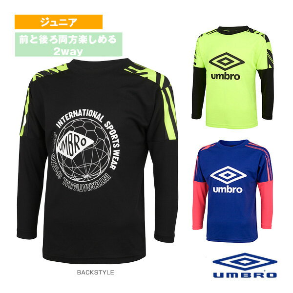 ■商品情報 商品名[アンブロ サッカーウェア（ジュニア）]はじめてプラクティスシャツ／ジュニア（UUJWJB54） メーカー名アンブロ カラー（BLK）ブラック, （FLIM）フラッシュライム, （MCNV）モナコネイビー サイズ110, 120, 130, 140 素材UMBドライメッシュニット（ポリエステル100％） 生産国ミャンマー ■メーカー希望小売価格はメーカーカタログに基づいて掲載していますサイズバスト（cm）ゆき丈（cm）身丈（cm） 1107451.546 1207855.549.5 130826053 1408864.558 ■商品詳細情報 特徴はじめてのスクール通いもこれで安心！一枚で2種類のデザインが楽しめるはじめてサッカーシャツ。その日の気分で前後ろを選べ、練習の気分も上がるアイテム。