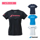 [バボラ テニス・バドミントン ウェア（レディース）]CLUB RANGE／半袖プラクティスシャツ／CLUB SHORT SLEEVE SHIRT／レディース（BWP4530C）