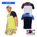 [セントクリストファー テニスウェア（メンズ/ユニ）]ブレストチェックゲームシャツ／メンズ（STC-BDM1351）