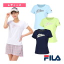フィラ テニス・バドミントンウェア(レディース) アップリケTシャツ/レディース(VL2808)