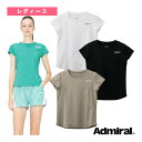 [アドミラル(Admiral) テニスウェア（レディース）]フロントピンタックTシャツ／レディース（ATLA419）