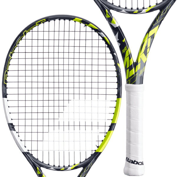 バボラ テニスラケット ピュアアエロジュニア26／PURE AERO JR 26／張上げ済ラケッ...