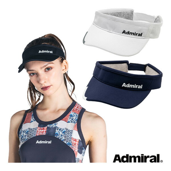 [アドミラル(Admiral) テニスアクセサリ・小物]アシンメトリーラインバイザー（ATMZ407）