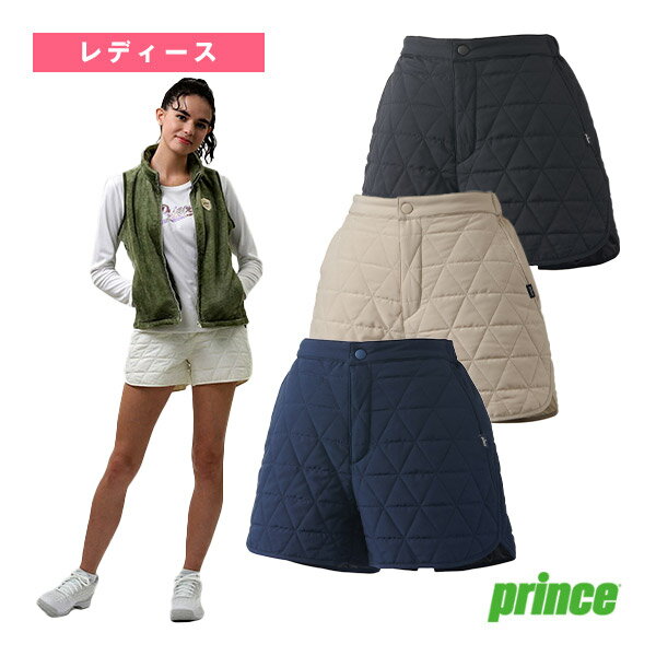 【12月限定ポイント10倍 ※要エントリー】プリンス テニスウェア（レディース） 中綿ショートパンツ／レディース（WF4853）