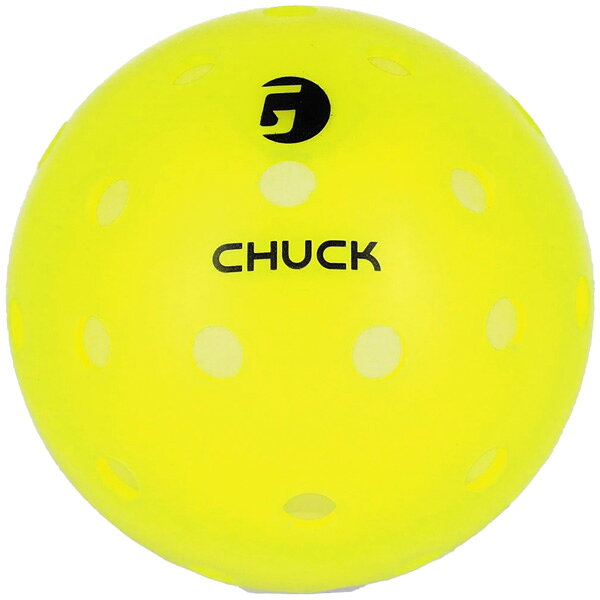 ラケットプラザのガンマ ピックルボールボール チャックアウトドアボール CHUCK OUTDOOR BALL 6P 6個入 1E805865｜アングル2