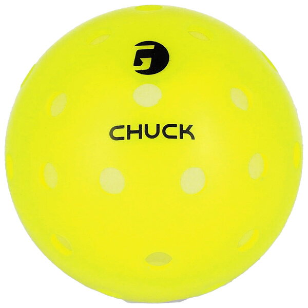 ラケットプラザのガンマ ピックルボールボール チャックアウトドアボール CHUCK OUTDOOR BALL 48P 48個入 1E805866｜アングル2