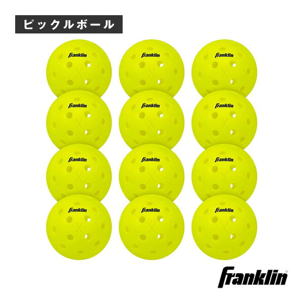 フランクリン ピックルボールボール アウトドア用ボール12球入 X-40 OUTDOOR PICKLEALLS 12 Pack Box 52828X