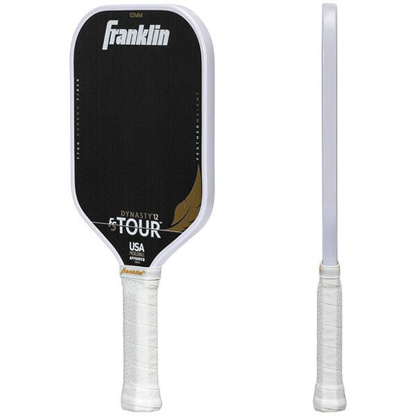 ラケットプラザのフランクリン ピックルボールラケット FSツアーシリーズ ダイナスティフェザーウエイト12 FS TOUR SERIES DYNASTY FEATHERWEIGHT 12 59244｜アングル2