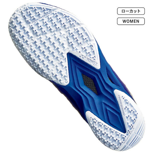 ラケットプラザのヨネックス バドミントンシューズ パワークッションエアラスZウィメン POWER CUSHION AERUS Z WOMEN レディース SHBAZ2L｜アングル3